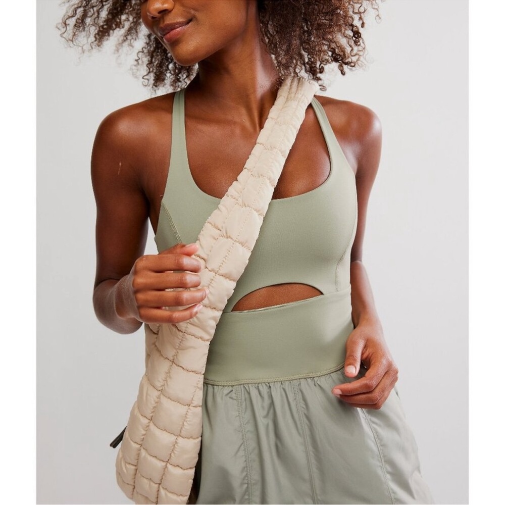 Free People X FP Movement Righteous Onesie in Sage Stone NWT - Picture 4 of 5